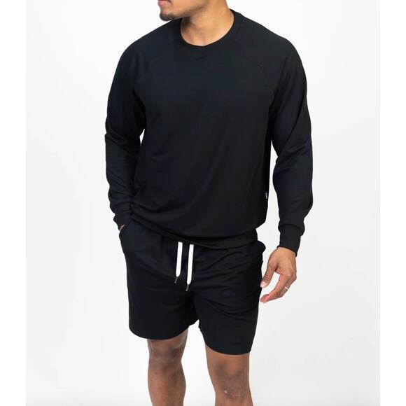 NWT Feat Unisex The Standard Crewneck Sweatshirt Roam Fabric Size XL Color Black - Picture 3 of 5